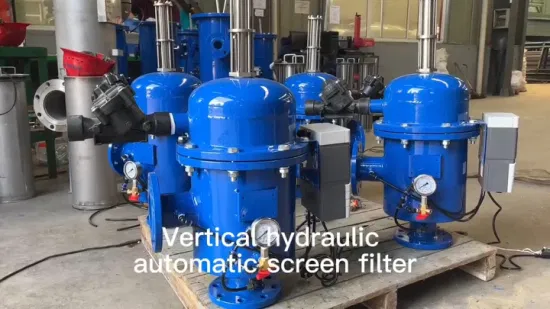 Purificazione agricola di risparmio idrico del filtro autopulente di controlavaggio automatico